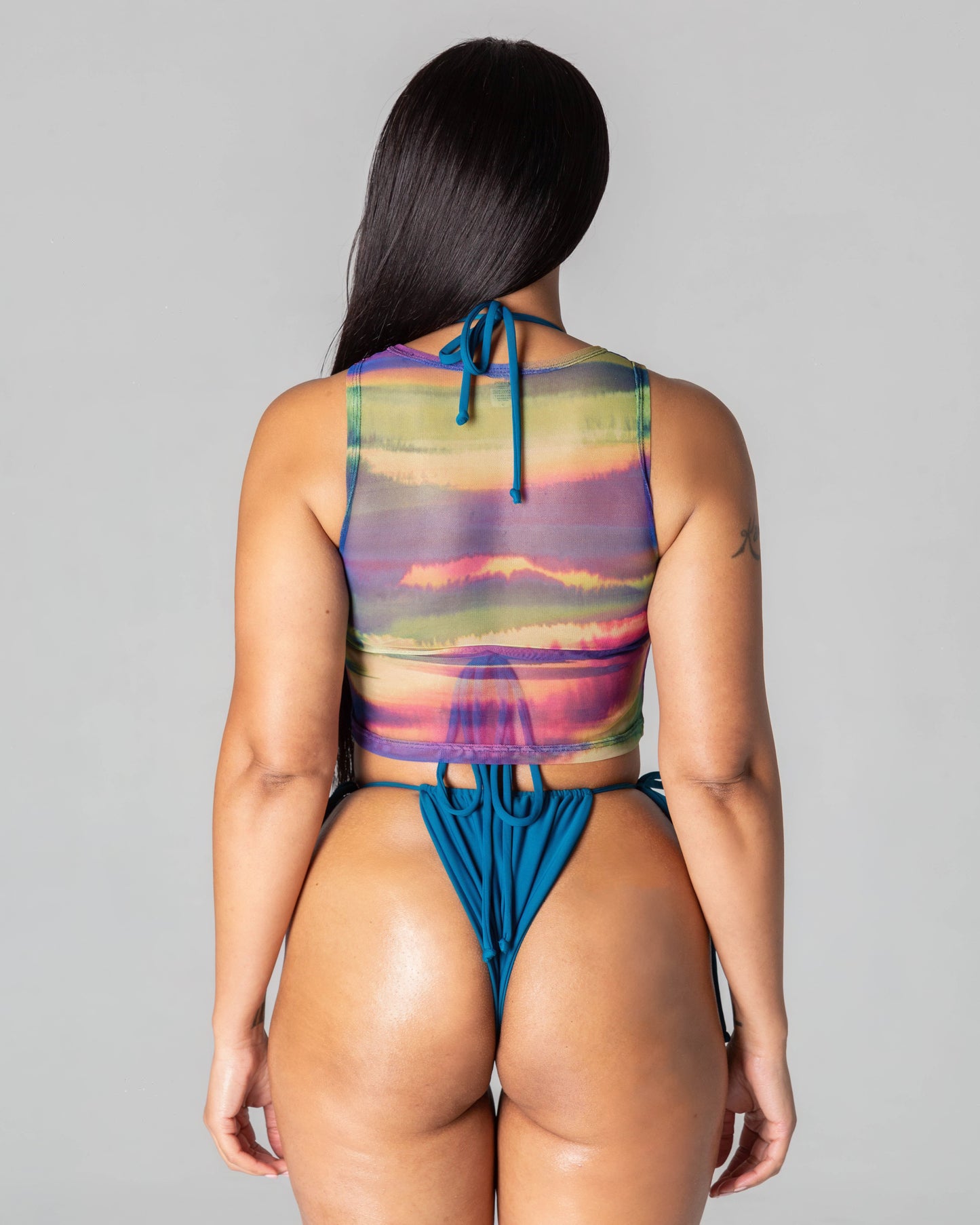 Misha Tank Top - Purple Multi