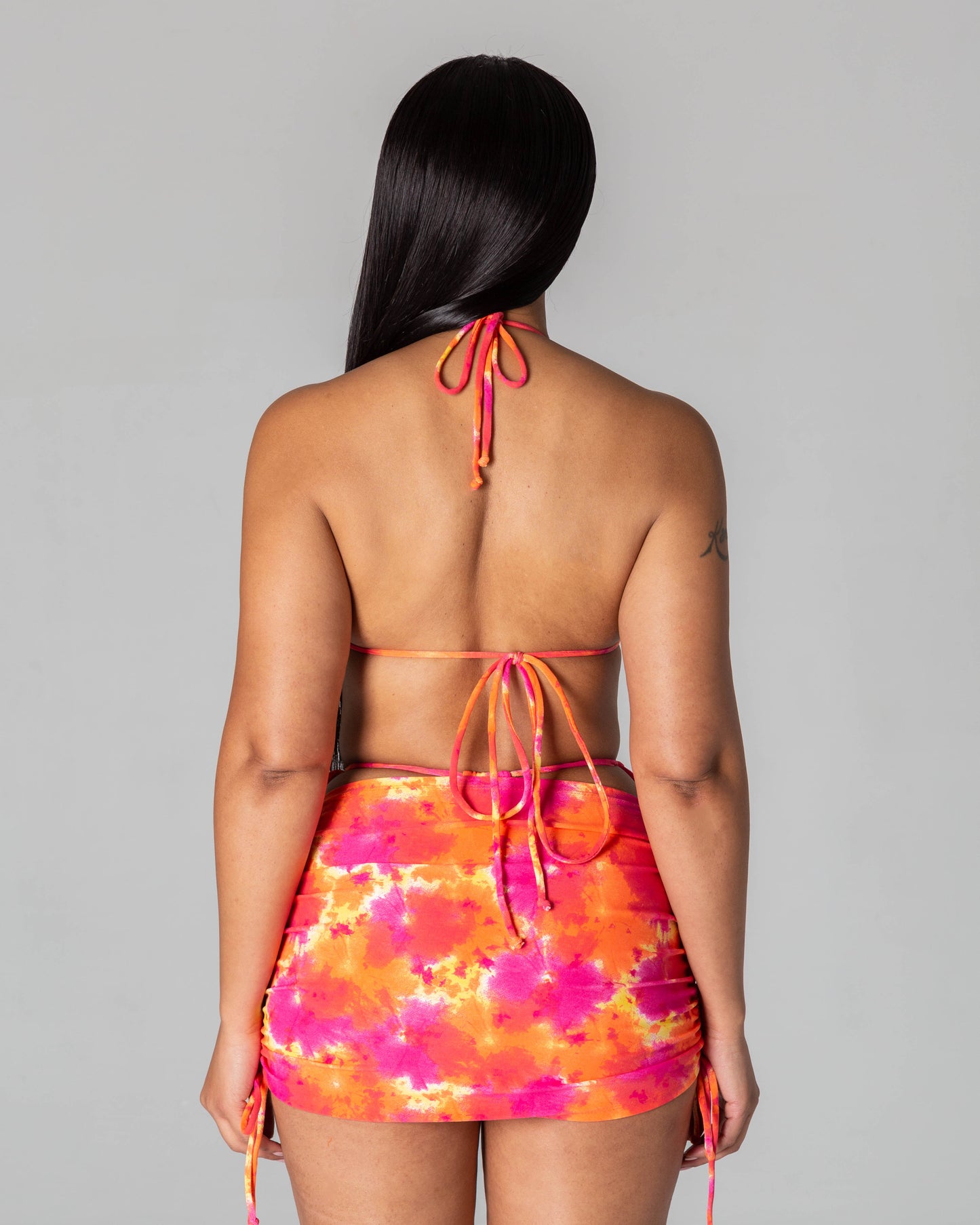 Stella Mini Skirt - Pink/Orange